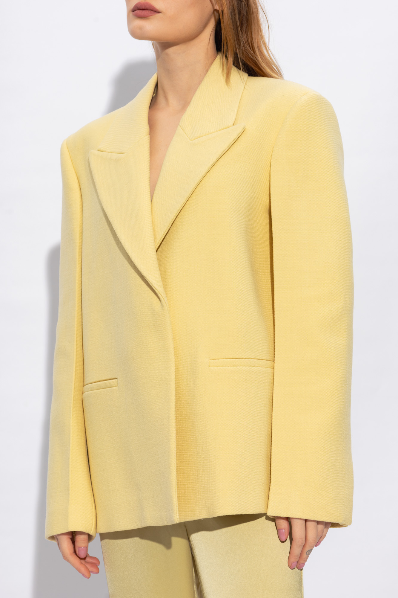 SchaferandweinerShops TW - Yellow Wool blazer JIL SANDER